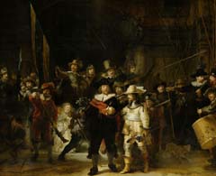 Motief Rembrandt - De nachtwacht